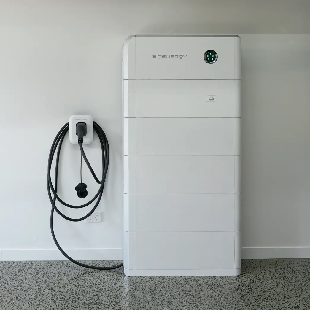 SigenStor with EV Charger installed at home