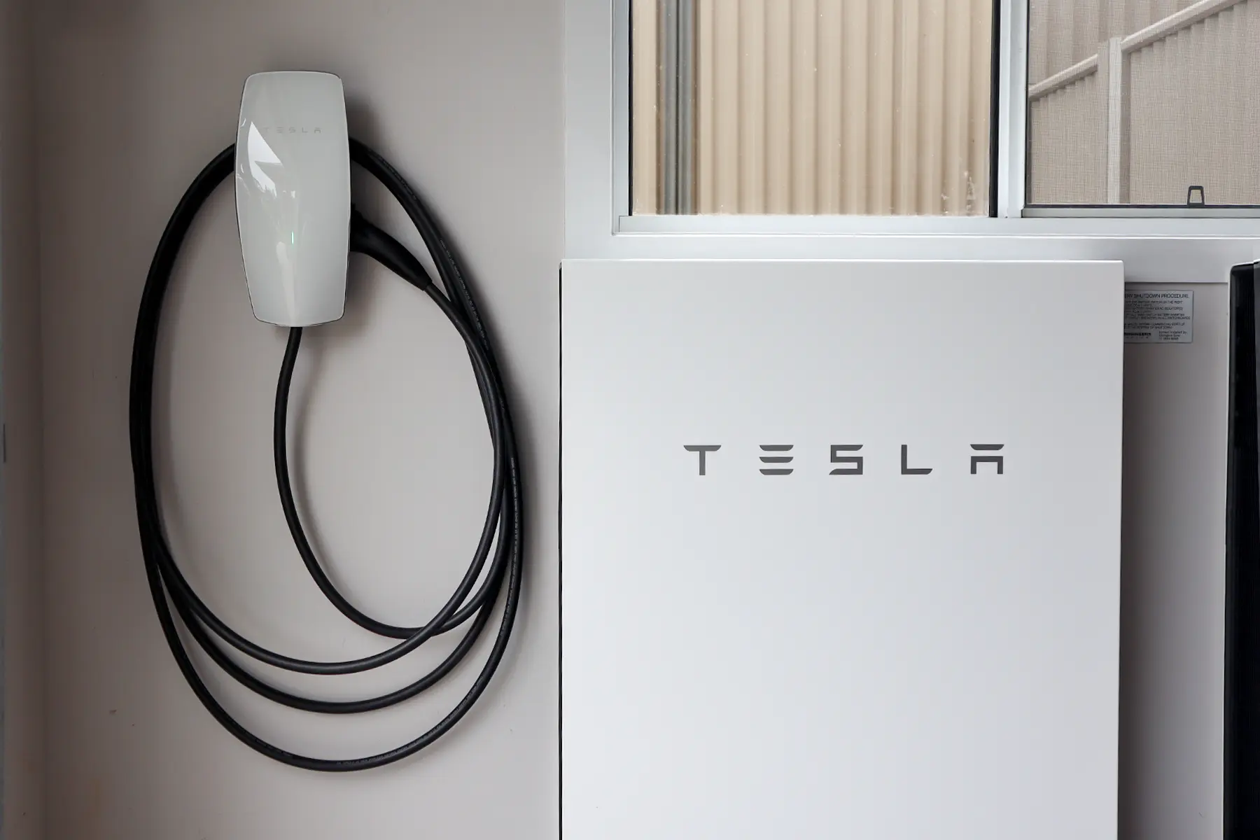 A residential EV charger