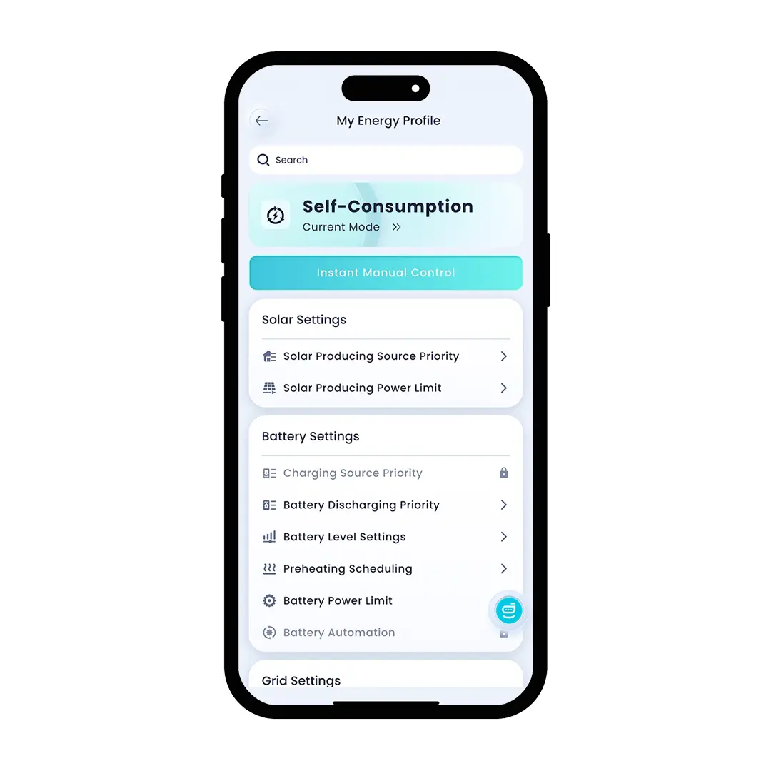 MySigen App Mode Settings