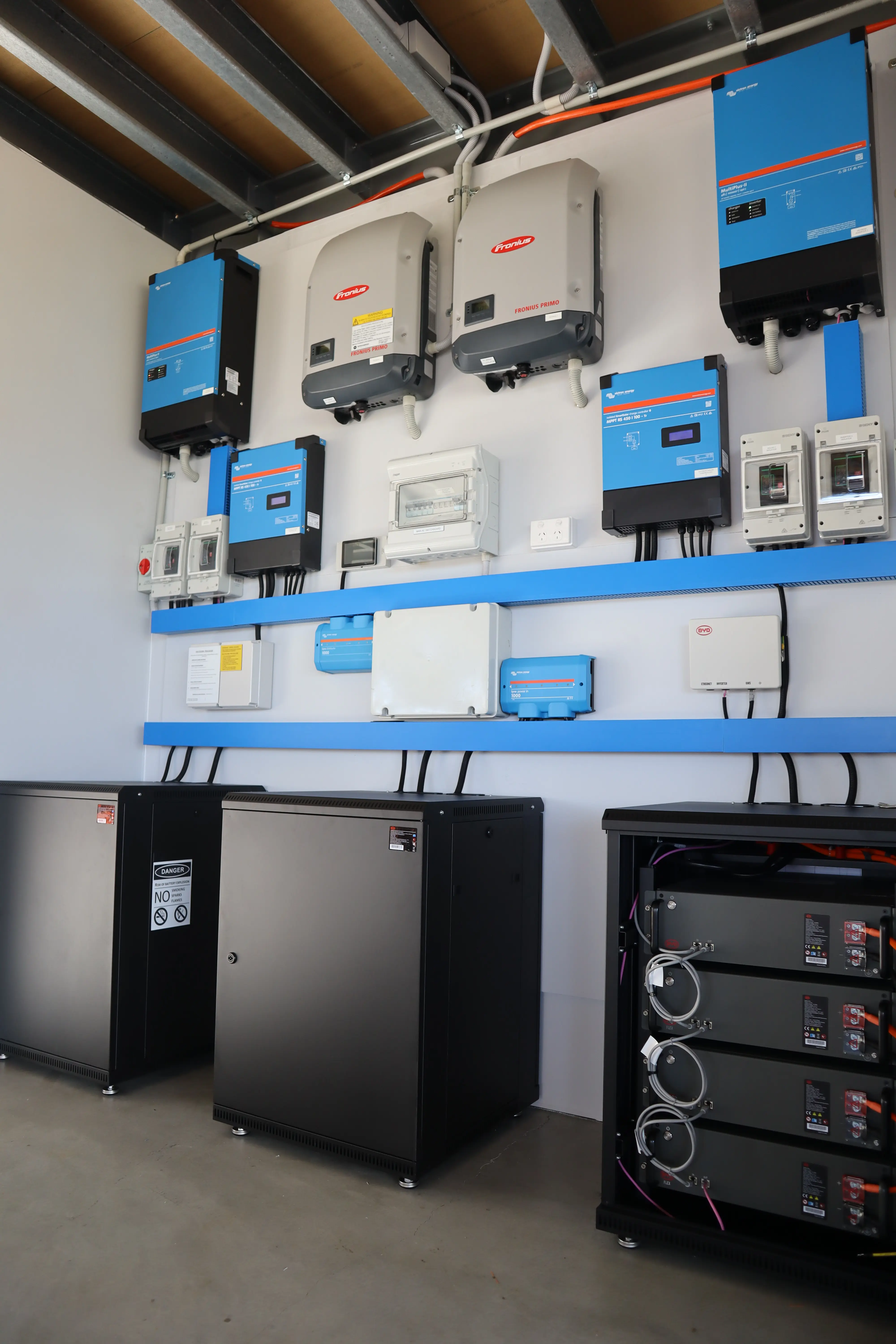 Springers Solar AC-Coupled Off-Grid Solar Energy System with BYD Battery