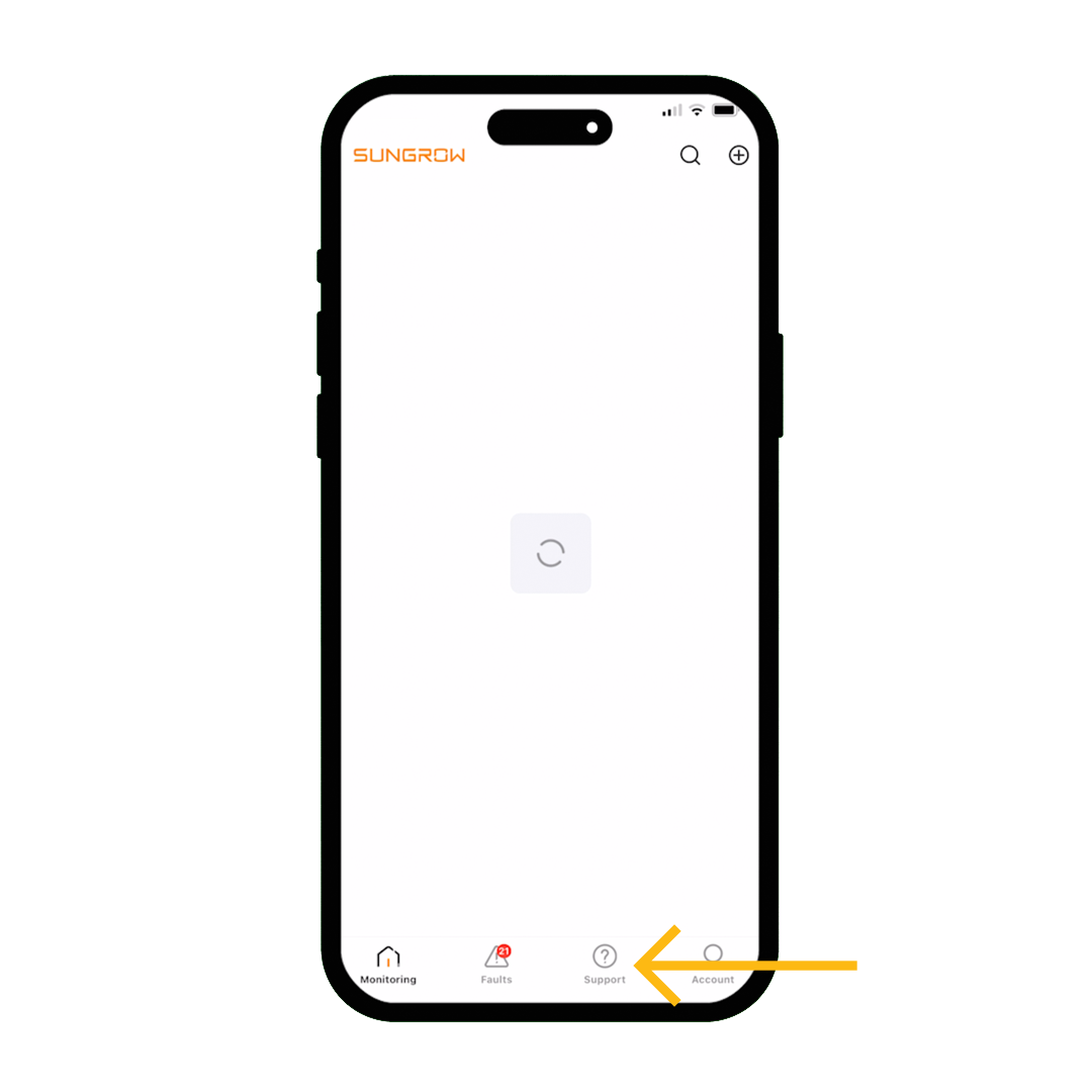 Sungrow Inverter Reconnect App Example 1