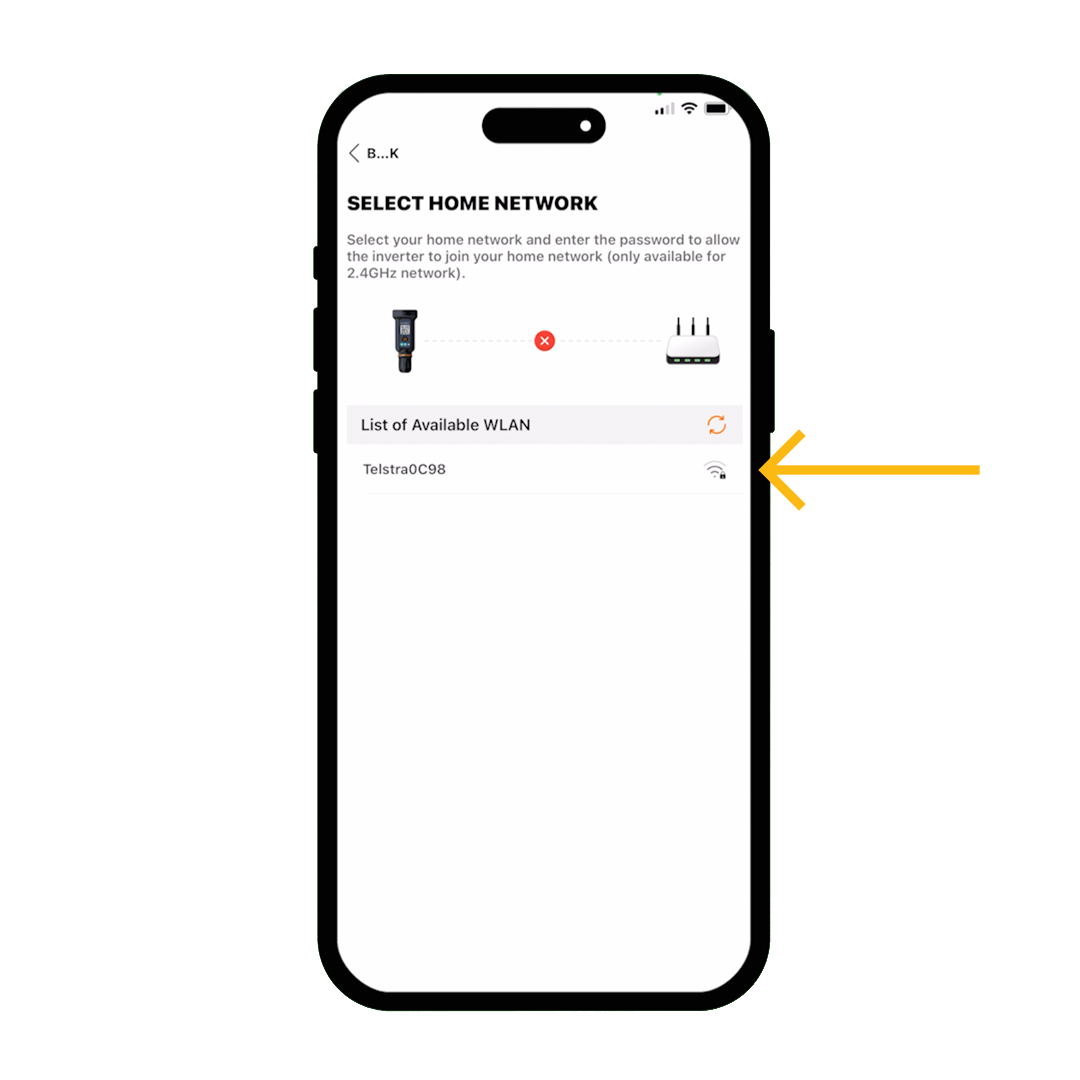 Sungrow Inverter Reconnect App Example 8