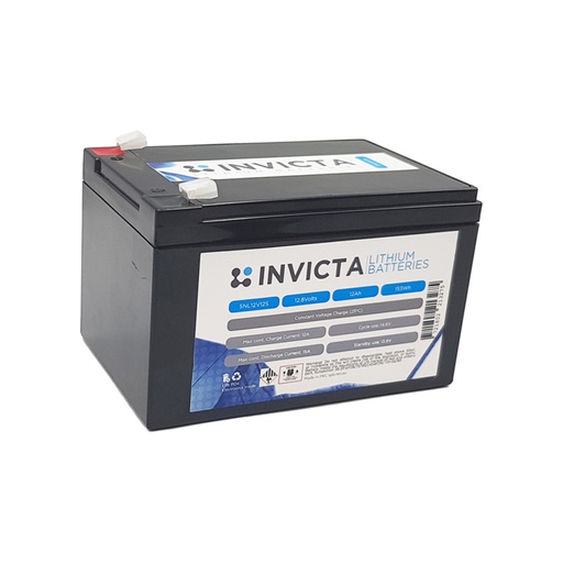 [SNL12V12S] Invicta Lithium 12V 12Ah LiFePO4 Battery