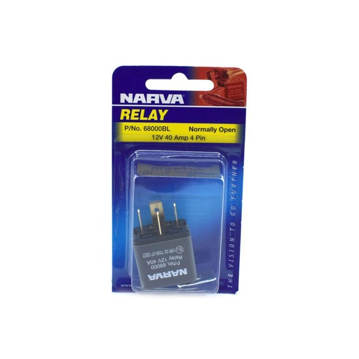 [68000BL] Narva 12V 4 Pin 40A Relay