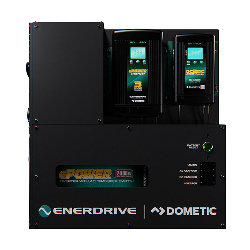 [K-ADVENTURER-01-L] Enerdrive Adventurer System LEFT 40AC, 40DC, 2000X inc. ePRO+