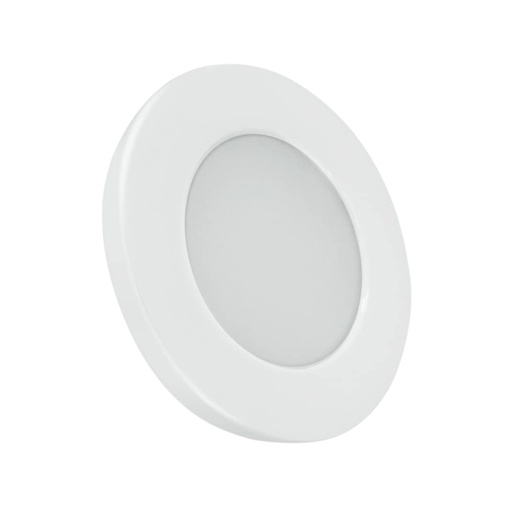 [0016001C] Dream Lighting 12V Cool White LED Recessed Mount Dot-Free Downlight 70mm White Shell