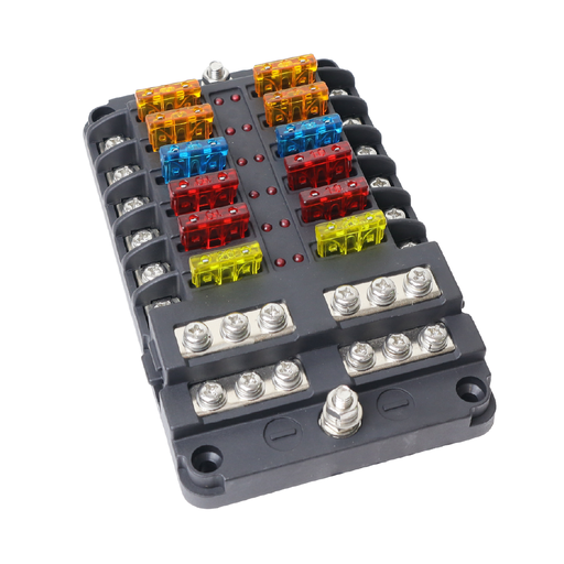 [AFB12W24] Alvolta 12-Way LED Fuse Box