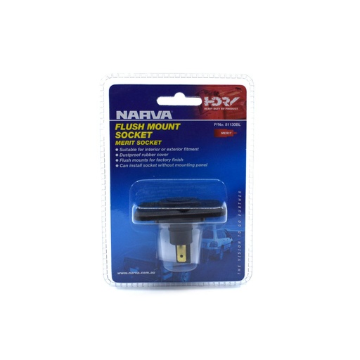 [81130BL] Narva Merit Flush Mount Socket