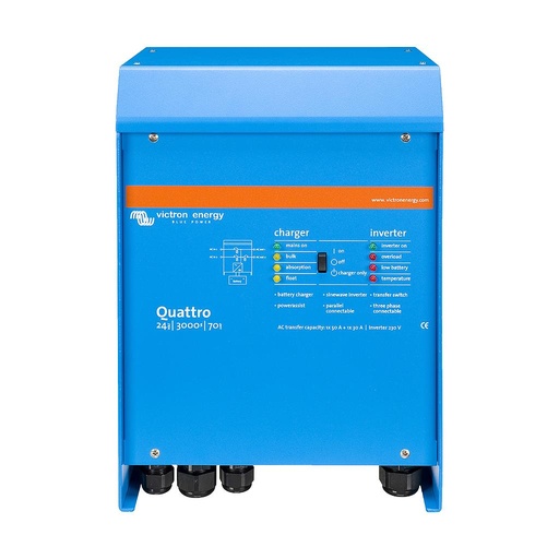 [QUA243020010] Victron Quattro 24/3000/70-50/50