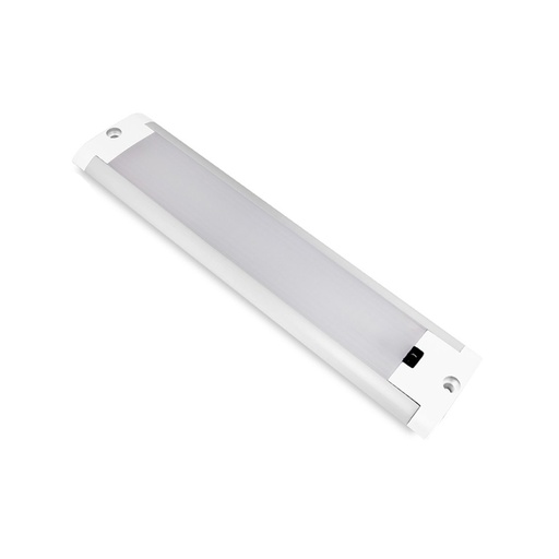 [0013812C] Dream Lighting 12V Cool White LED Sensor Bar Light 220mm Silver/White