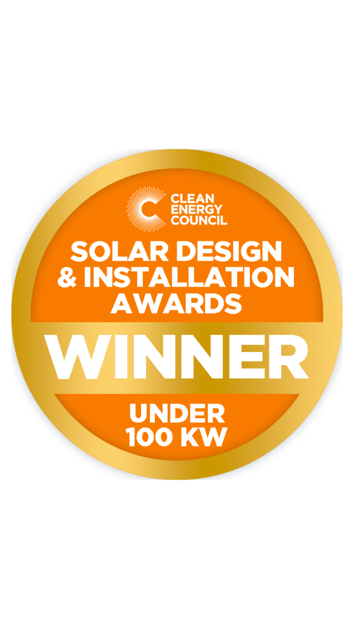 Clean Energy Council Solar Design and Installation Award Winner Logo