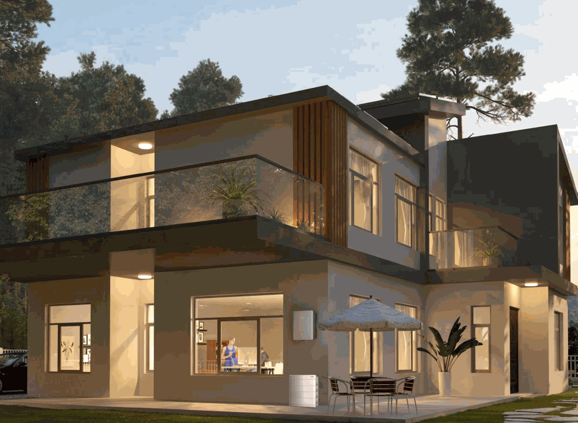 House with Sungrow Inverter Sungrow Home