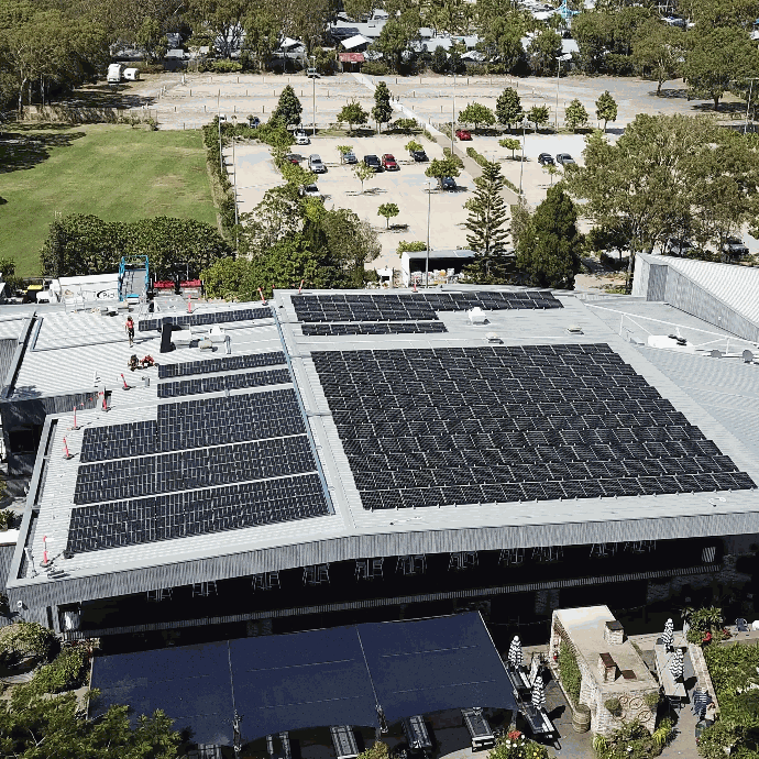 Sandstone Point commercial solar installation by Springers Solar Springers Solar commercial installation Sandstone Point