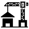 Solar for new builds Building House Icon