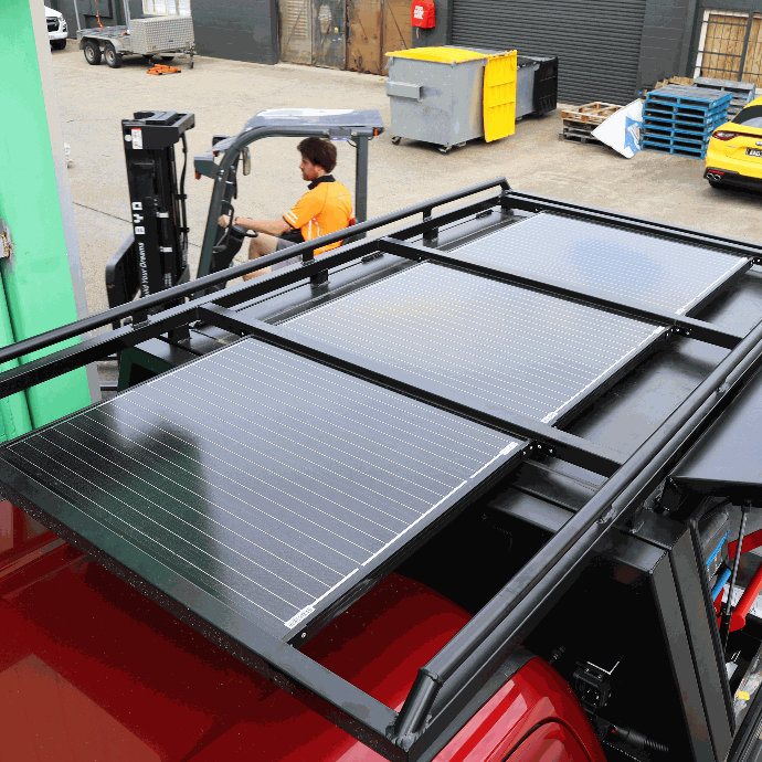 Springers Solar customer solar panels connected to MPPT Springers Solar Alvolta solar panels