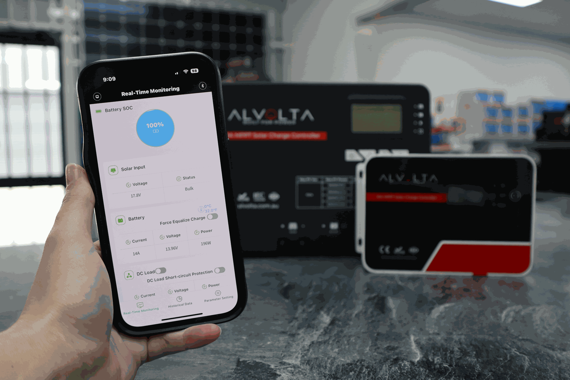 Alvolta Solar Regulator Monitoring