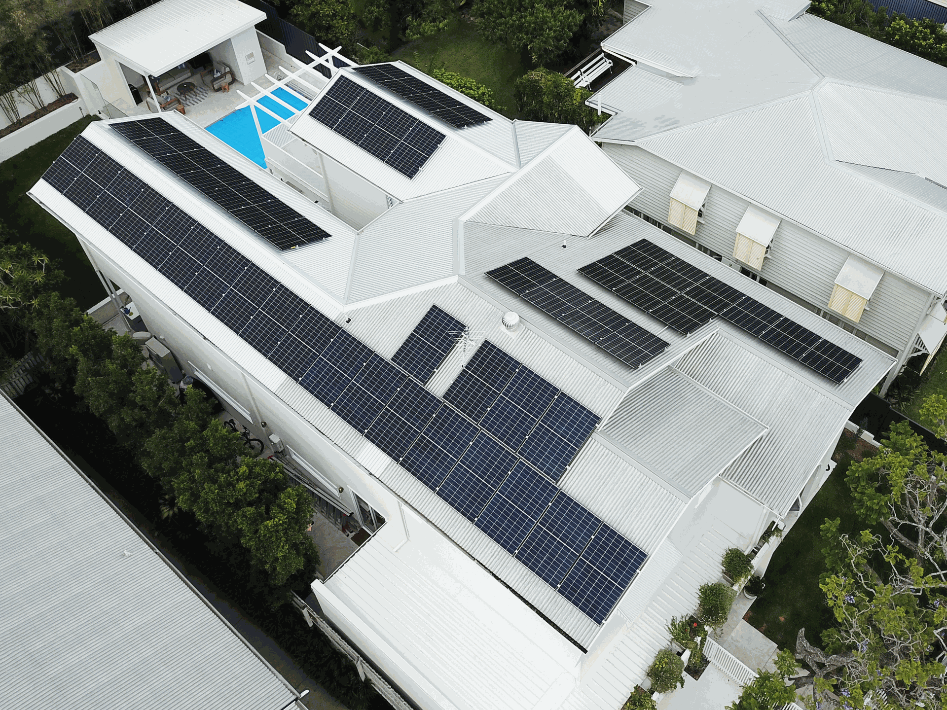 Canadian Solar array installed by Springers Solar at Clayfield.