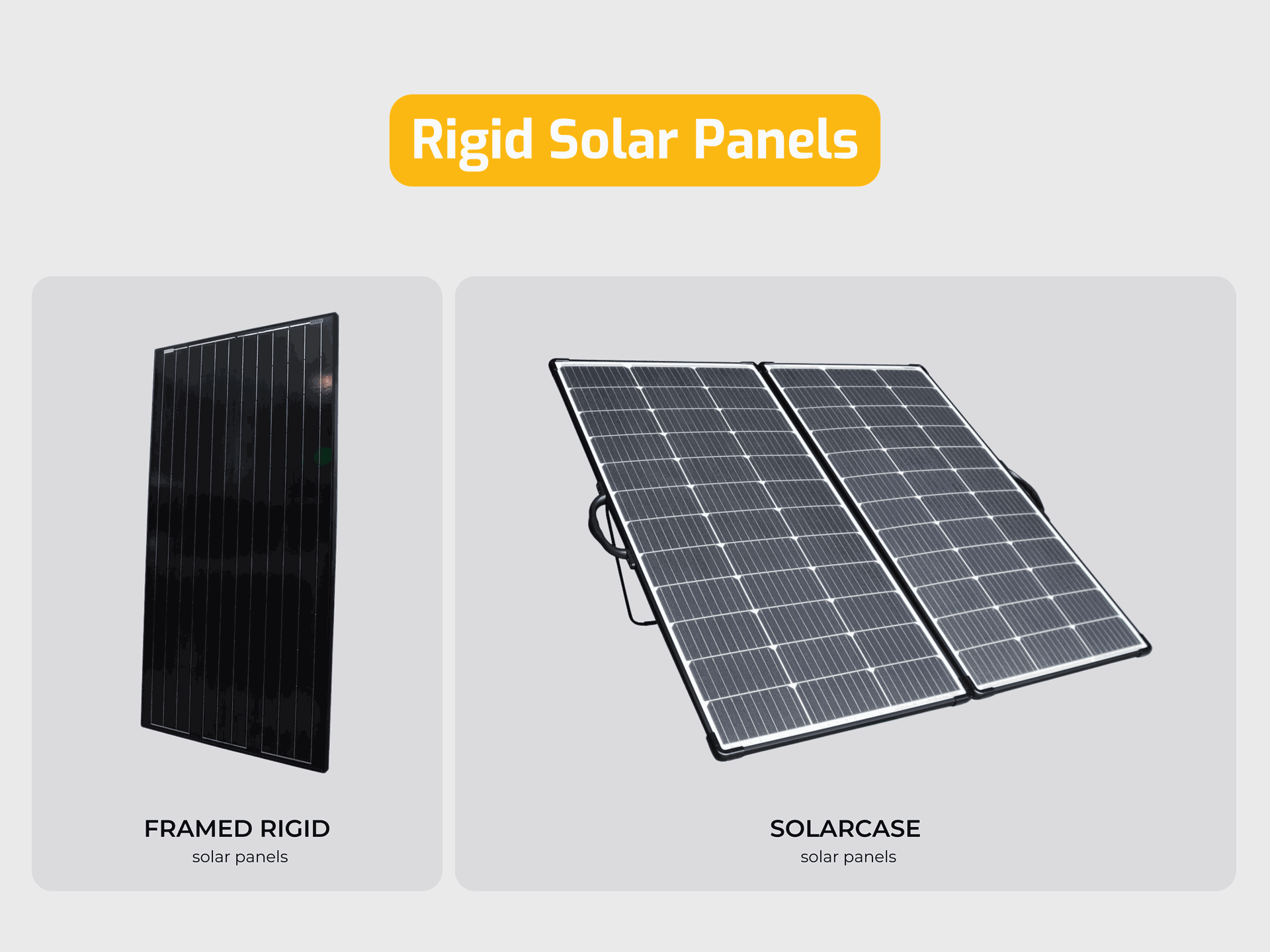 rigid solar panel