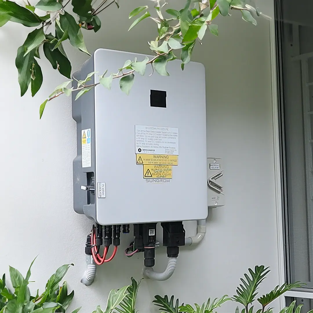 Sungrow inverter on a home Sungrow inverter on a home