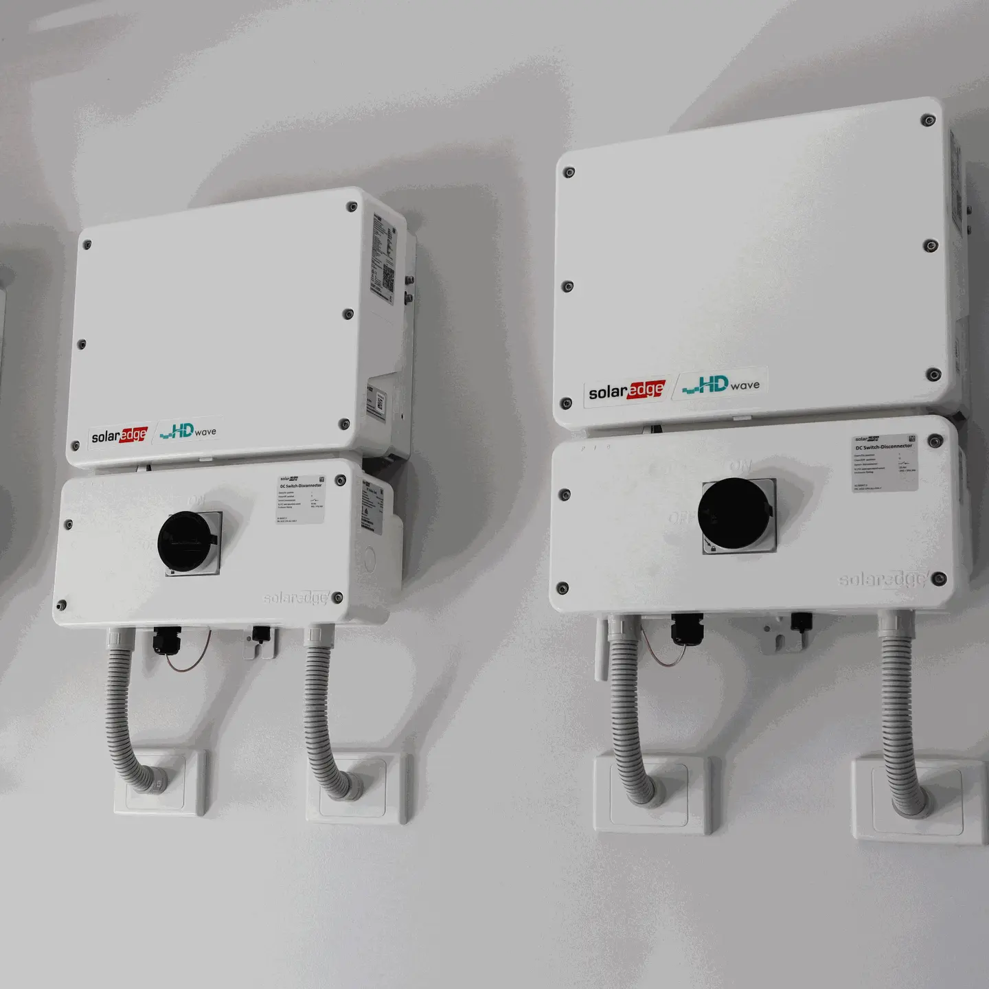 SolarEdge inverters at a home SolarEdge inverters at a home