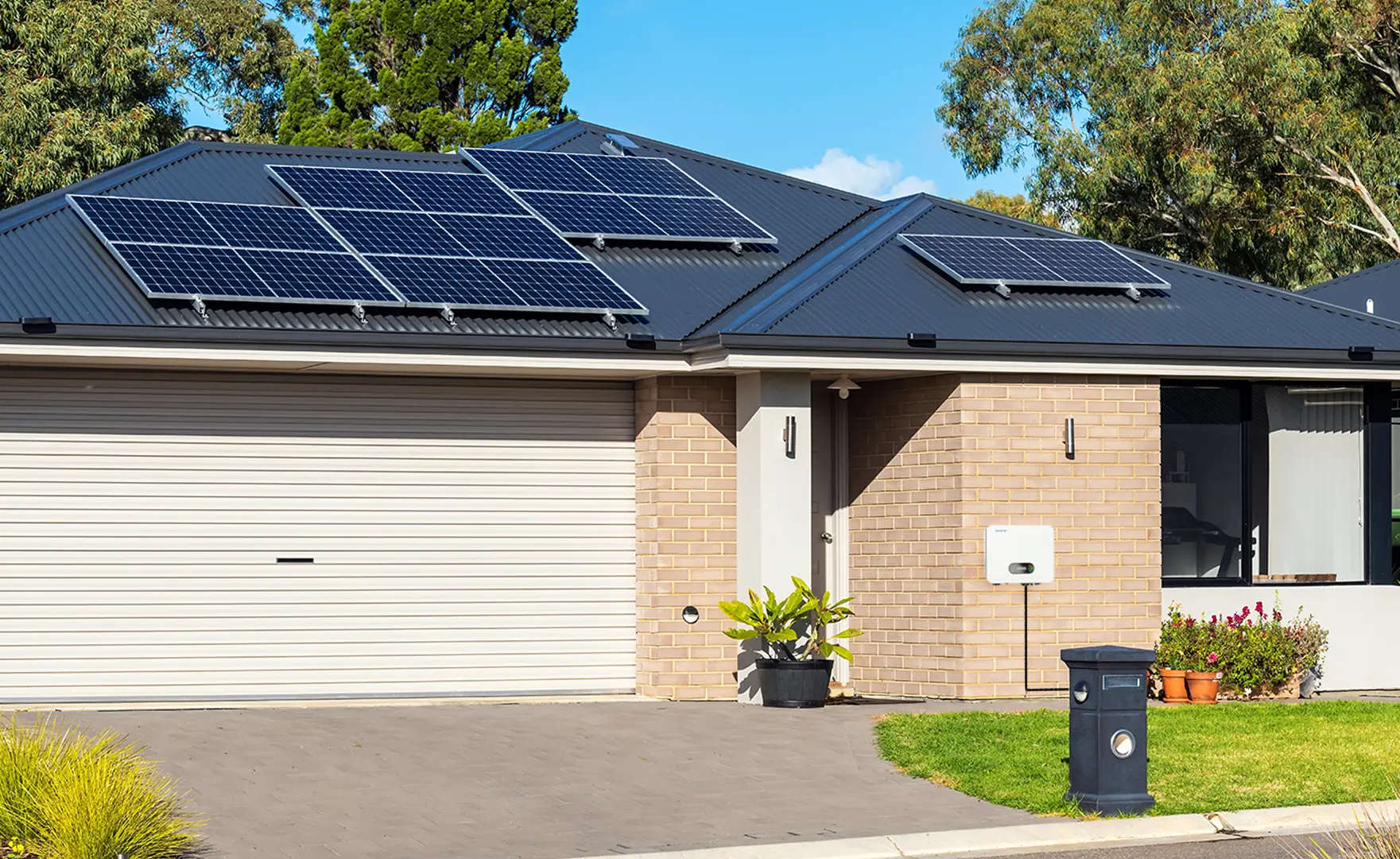 House with SOFAR inverter installed House with SOFAR inverter installed