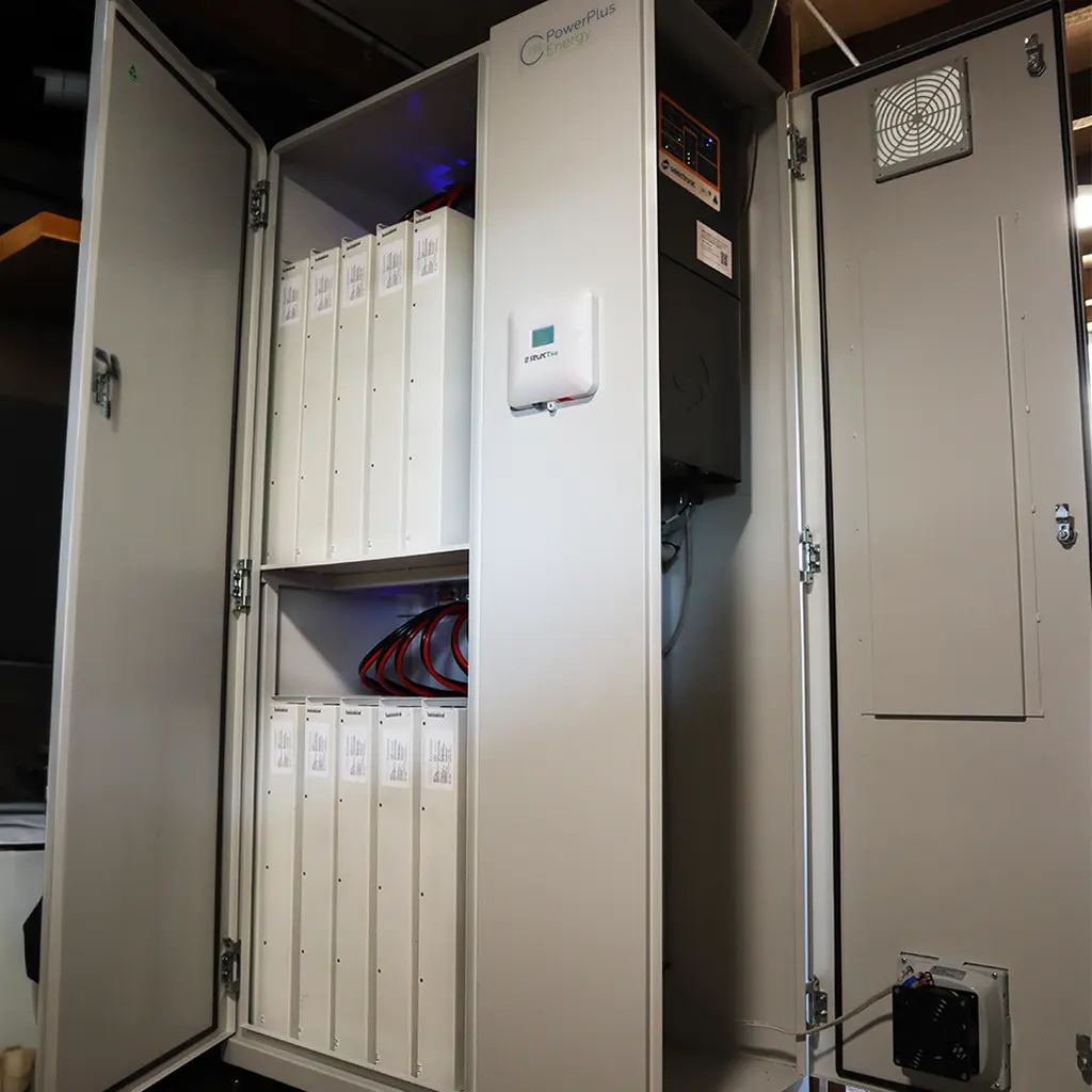 PowerPlus Batteries installed at home PowerPlus Batteries installed at home