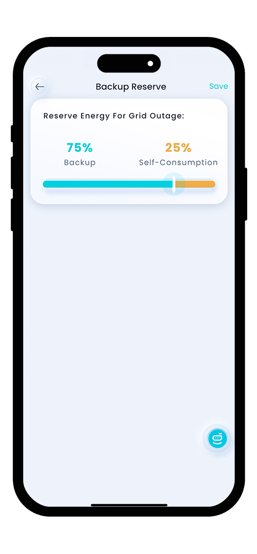 MySigen App Backup Reserve