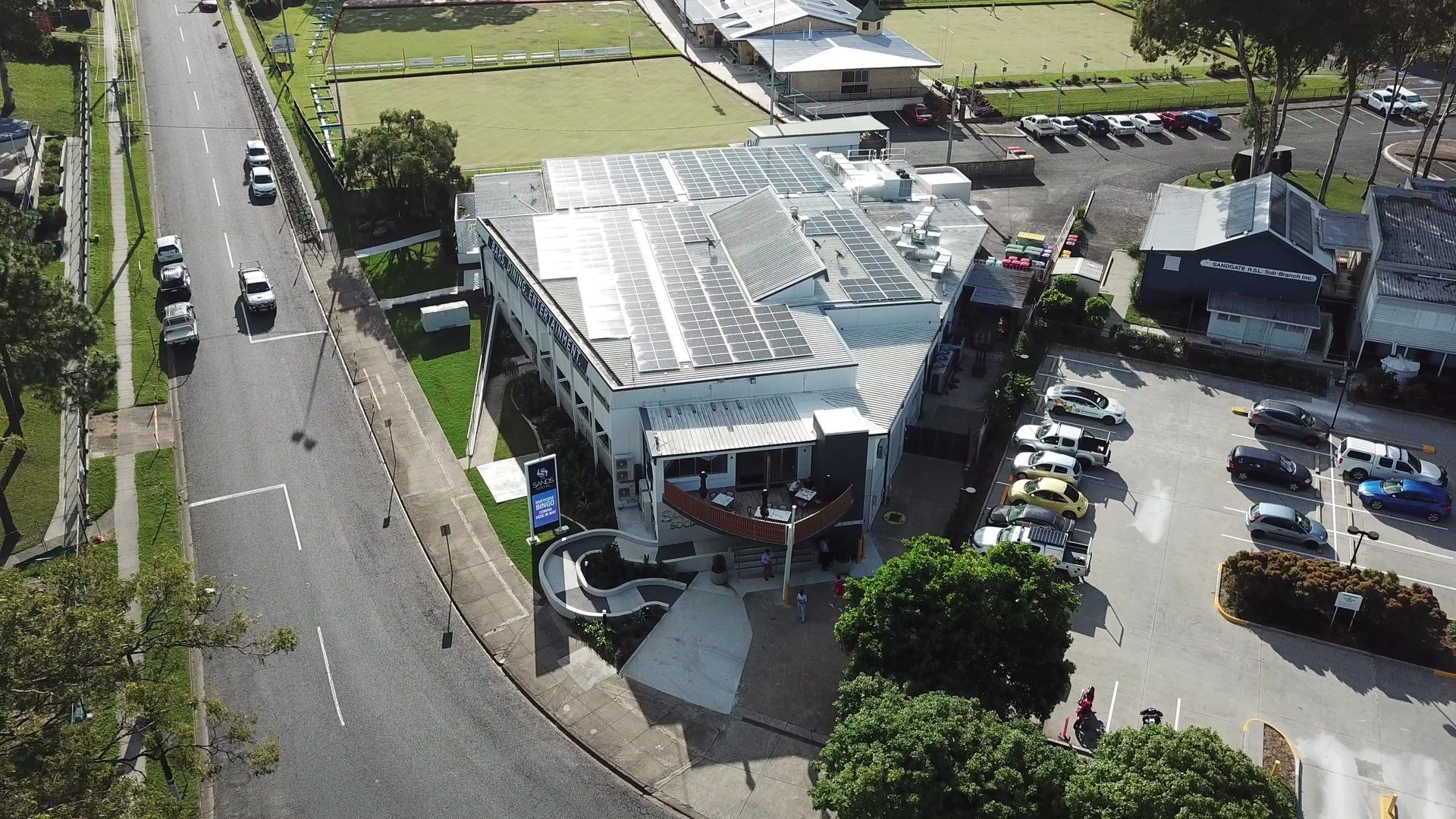 The Sands Social at Sandgate, QLD - 93kW solar system installed by Springers Solar