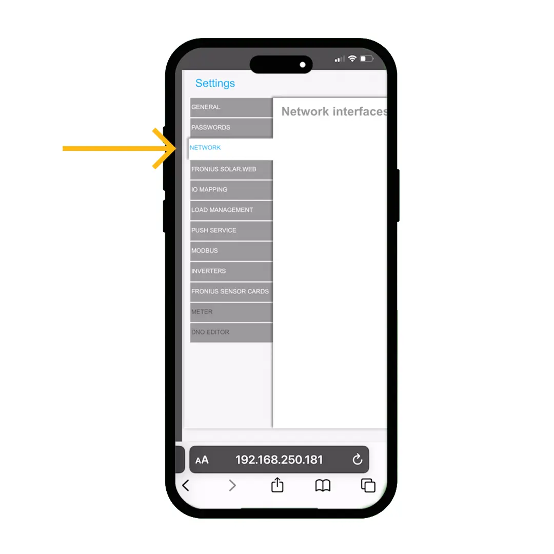 Fronius SnapINverter Reconnect App Example 5