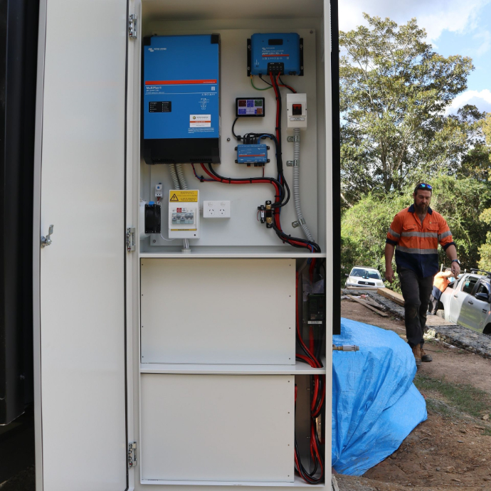 DC-Coupled Off-Grid System by Springers Solar