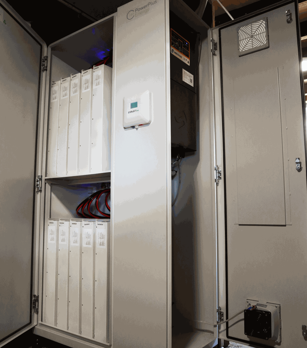 PowerPlus Lithium Battery Cabinet Off Grid System