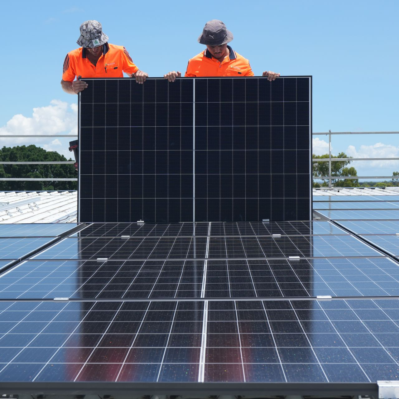 Springers Solar Commercial Installation Team