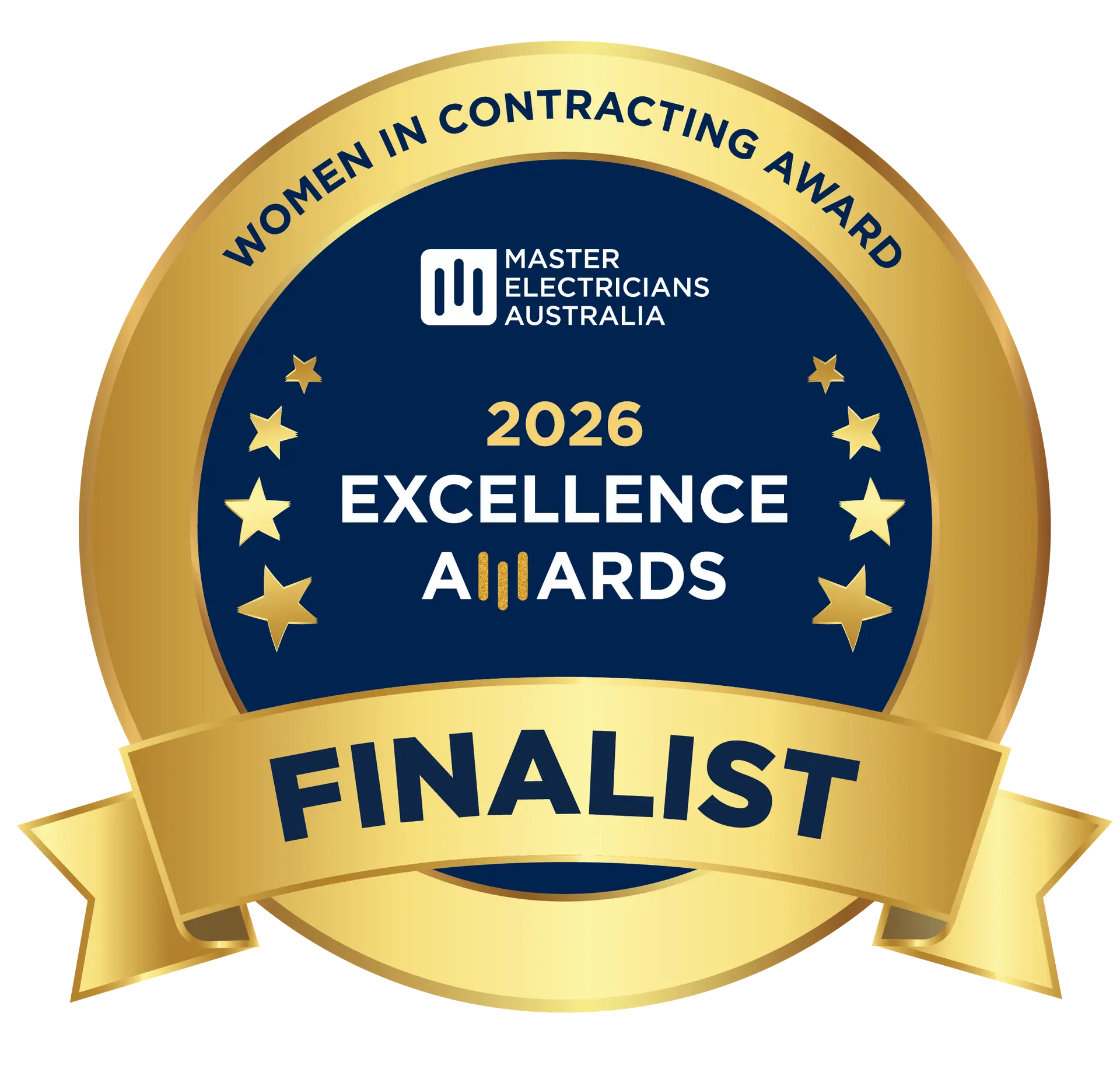 Springers Solar Master Electricians Women in Contracting Excellence Award Finalist 2026 Springers Solar Master Electricians Women in Contracting Excellence Award Finalist 2026