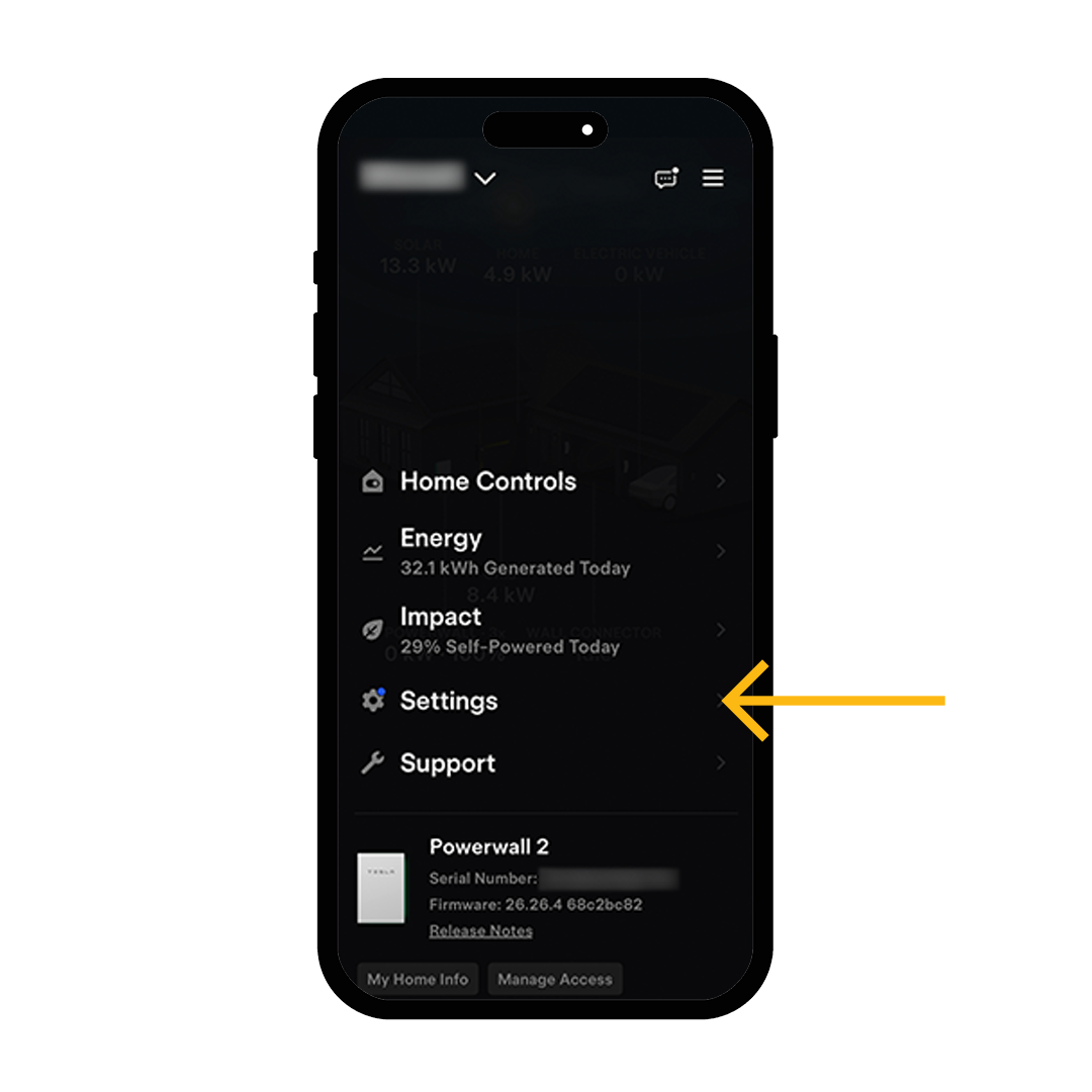 Tesla Powerwall Reconnect App Example 2