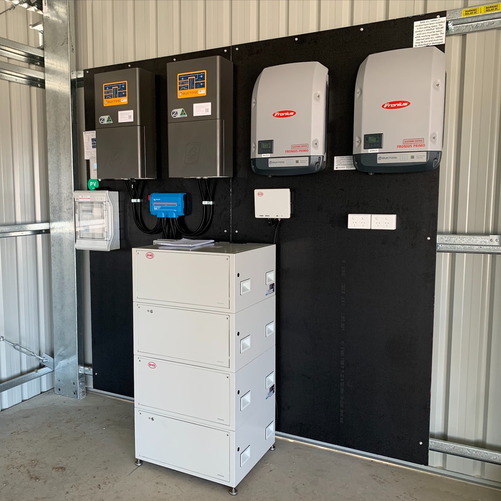 Off-Grid Solar & Battery System Australia BYD Fronius Selectronic
