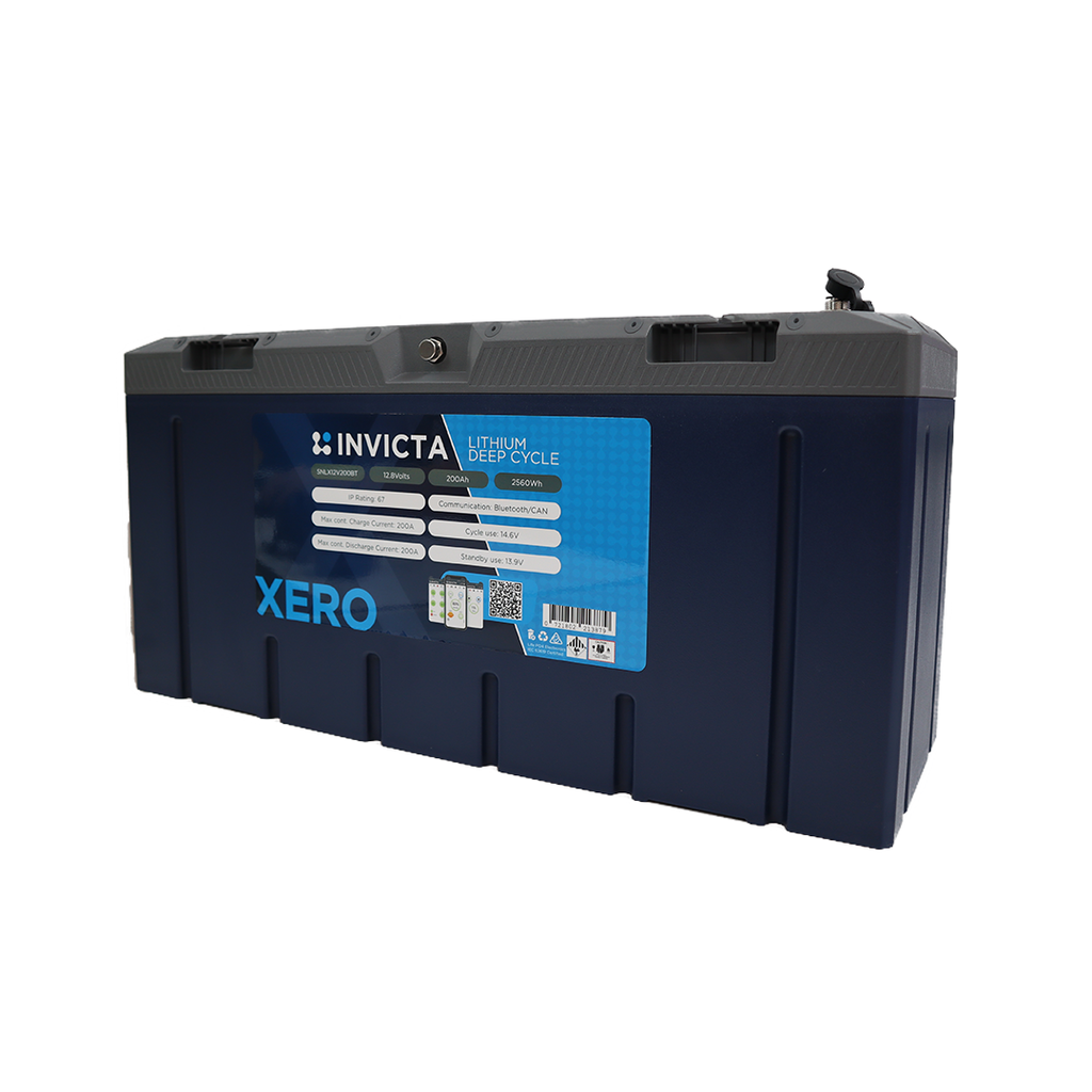 Invicta Xero 12V 200Ah LiFePO4 Battery (Bluetooth)