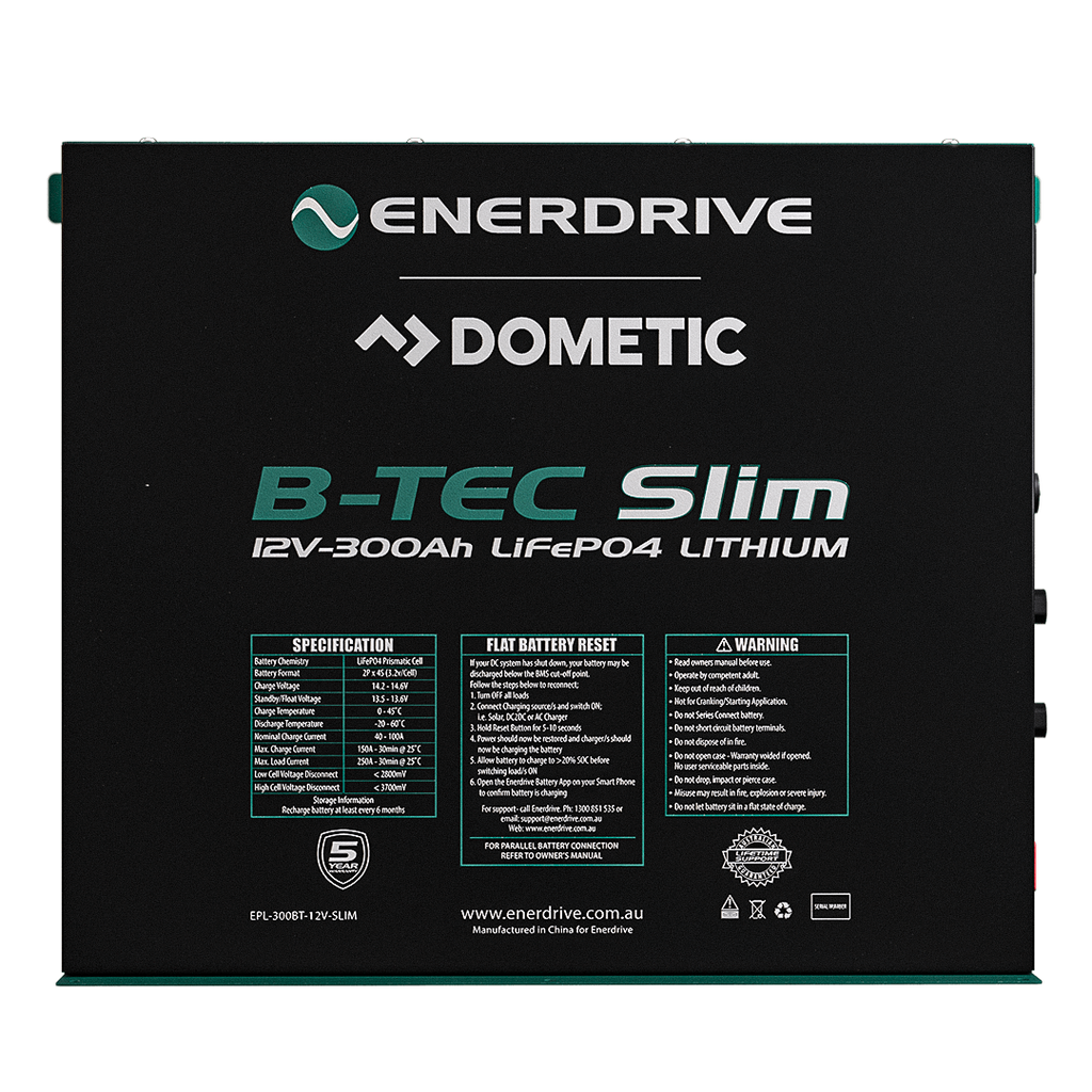 Enerdrive Voyager System 3000W Inc 300A Slim B-TEC (L)