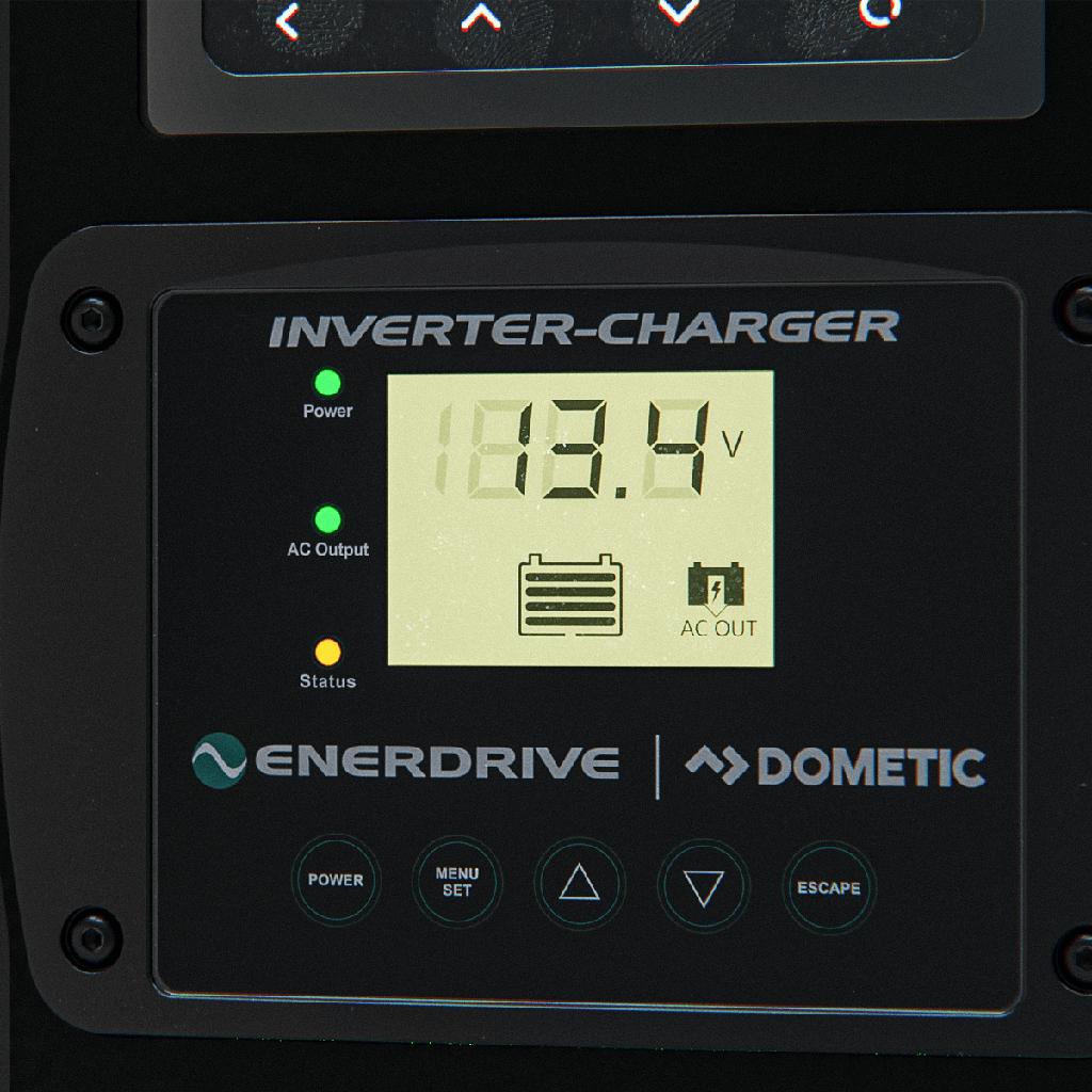 Enerdrive Voyager System (Right) 3000W Inc. 300Ah Slim B-TEC + Alvolta 220W Portable Solar Kit