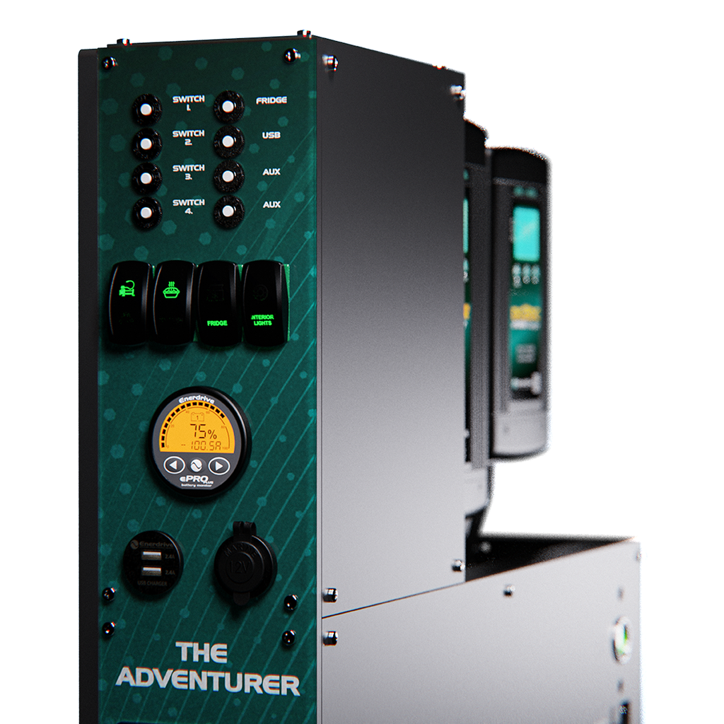 Enerdrive Adventurer System LEFT 40AC, 40DC, 2000X inc. ePRO+