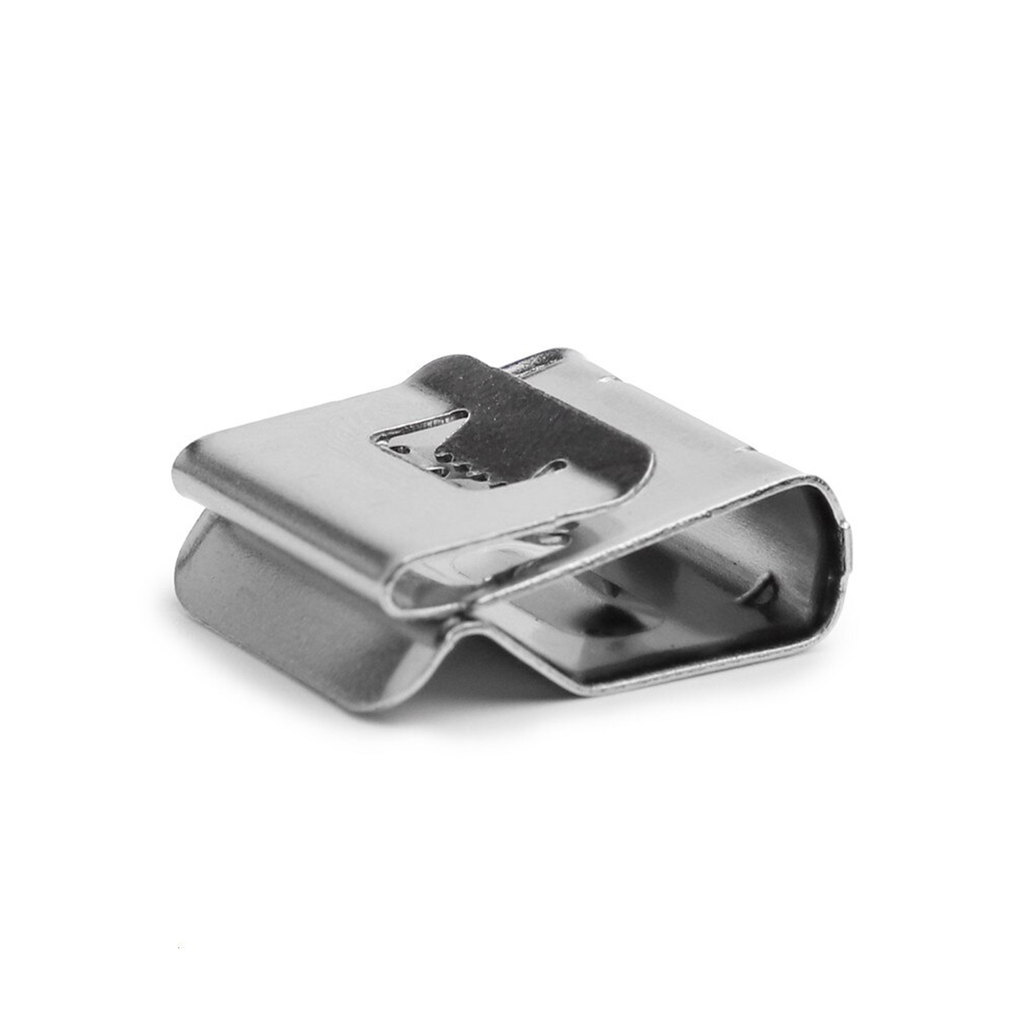 Alvolta Stainless Steel Module Cable Clip (2 x 4.0mm) 100 Pack