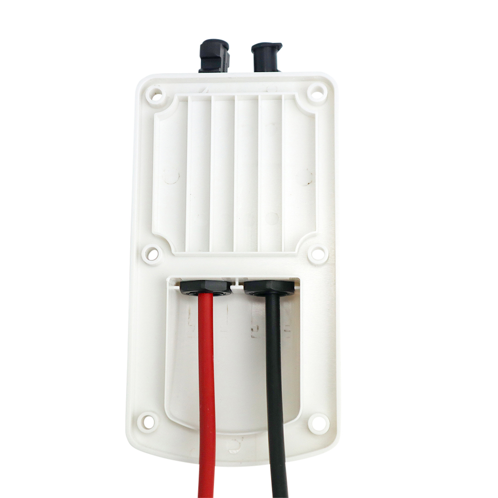 Alvolta Pre-Wired Dual Entry Junction Box White With Solar Connectors