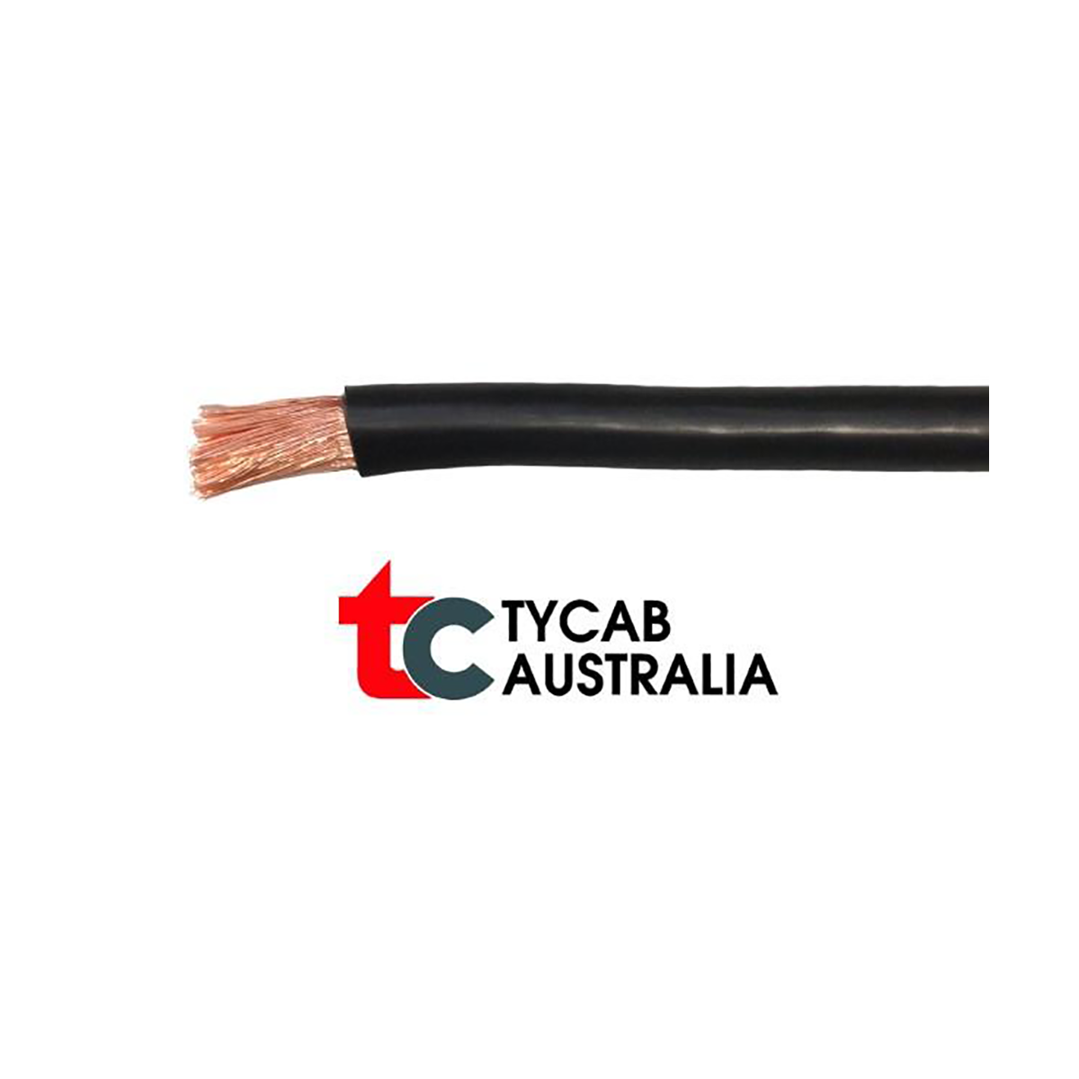 CABLE 32MM SQ BLACK SINGLE 2B&S