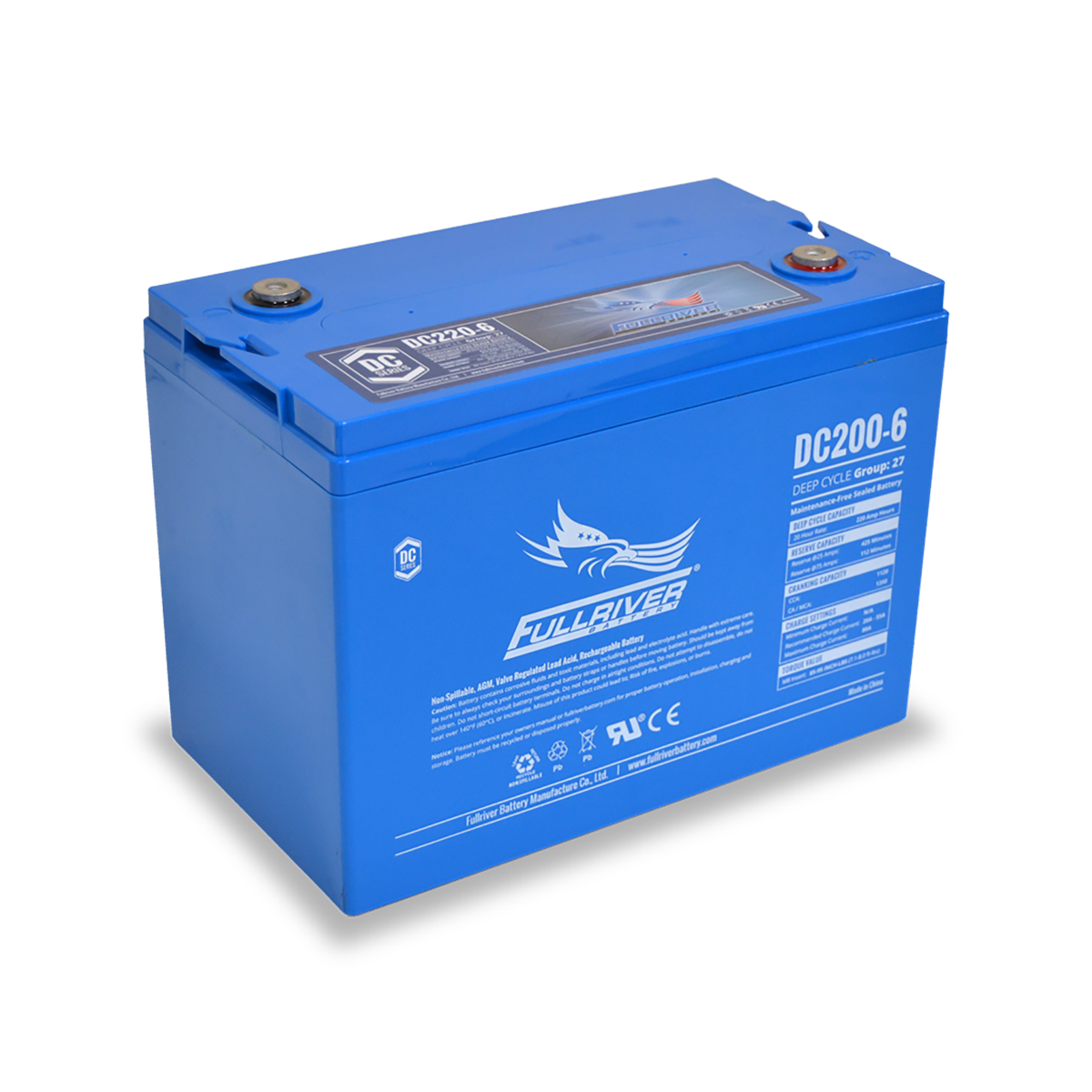 FULLRIVER DEEP CYCLE AGM 6V 200AH