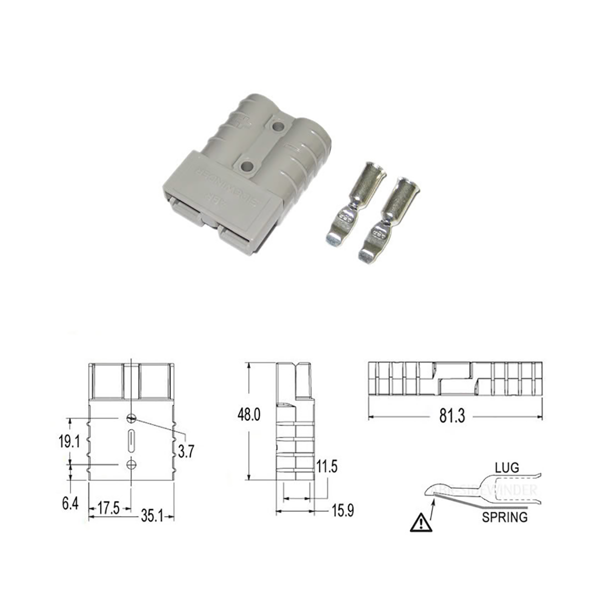 50A GENUINE ANDERSON PLUG 