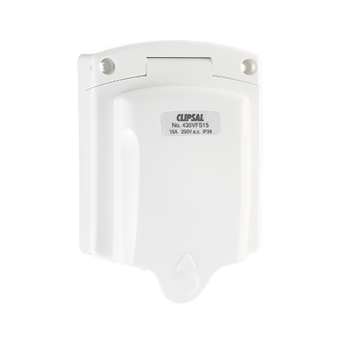 240V 15A FLUSH INLET SOCKET WHITE