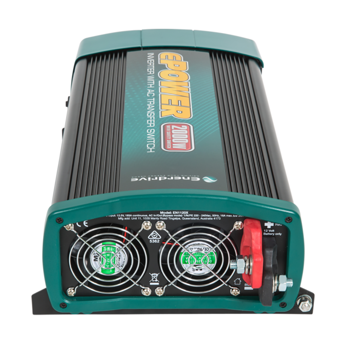 EPOWER 2000W/12V W/RCD & AC TFER SWITCH