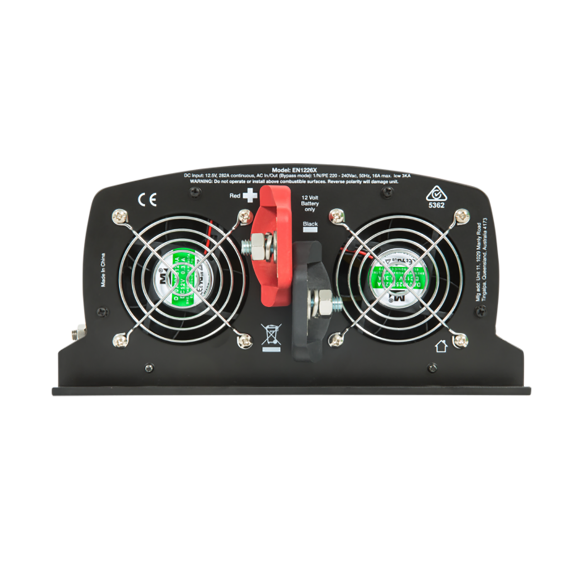 EPOWER 2000W/24V W/RCD & AC TFER SWITCH