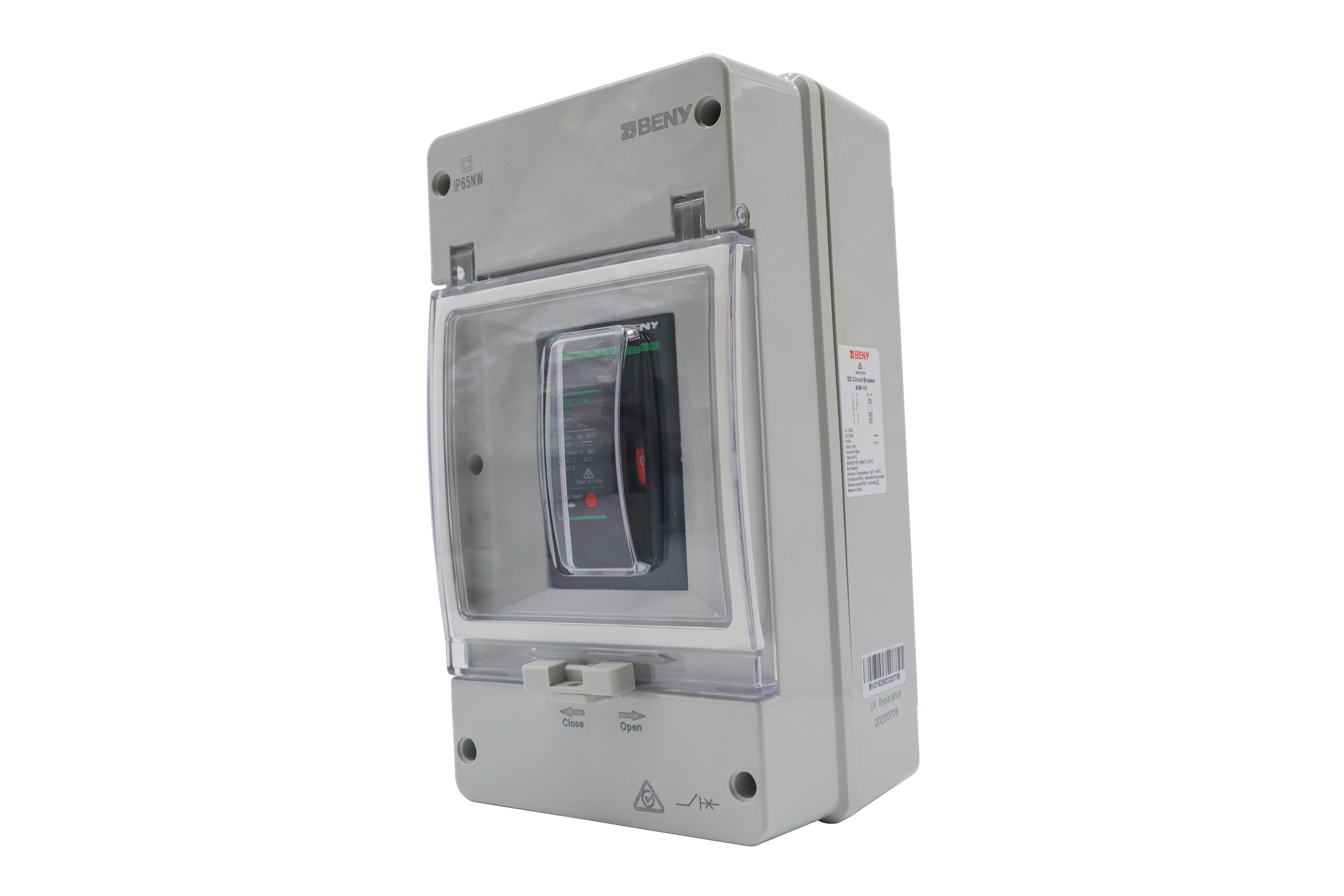ZJBENY BDM 125A DC CIRCUIT BREAKER