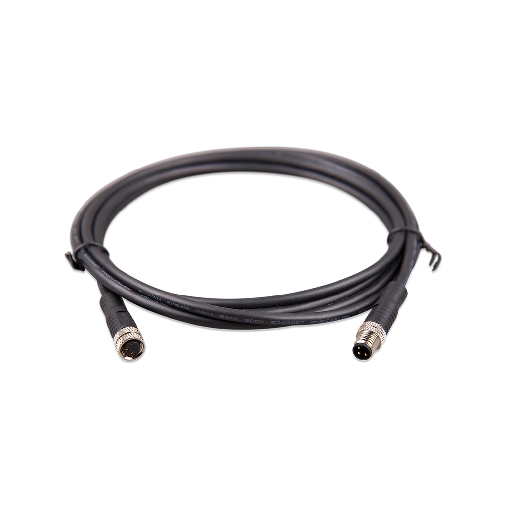 M8 CIRCULAR CONNECTOR MALE/FEMALE 3 POLE 3M