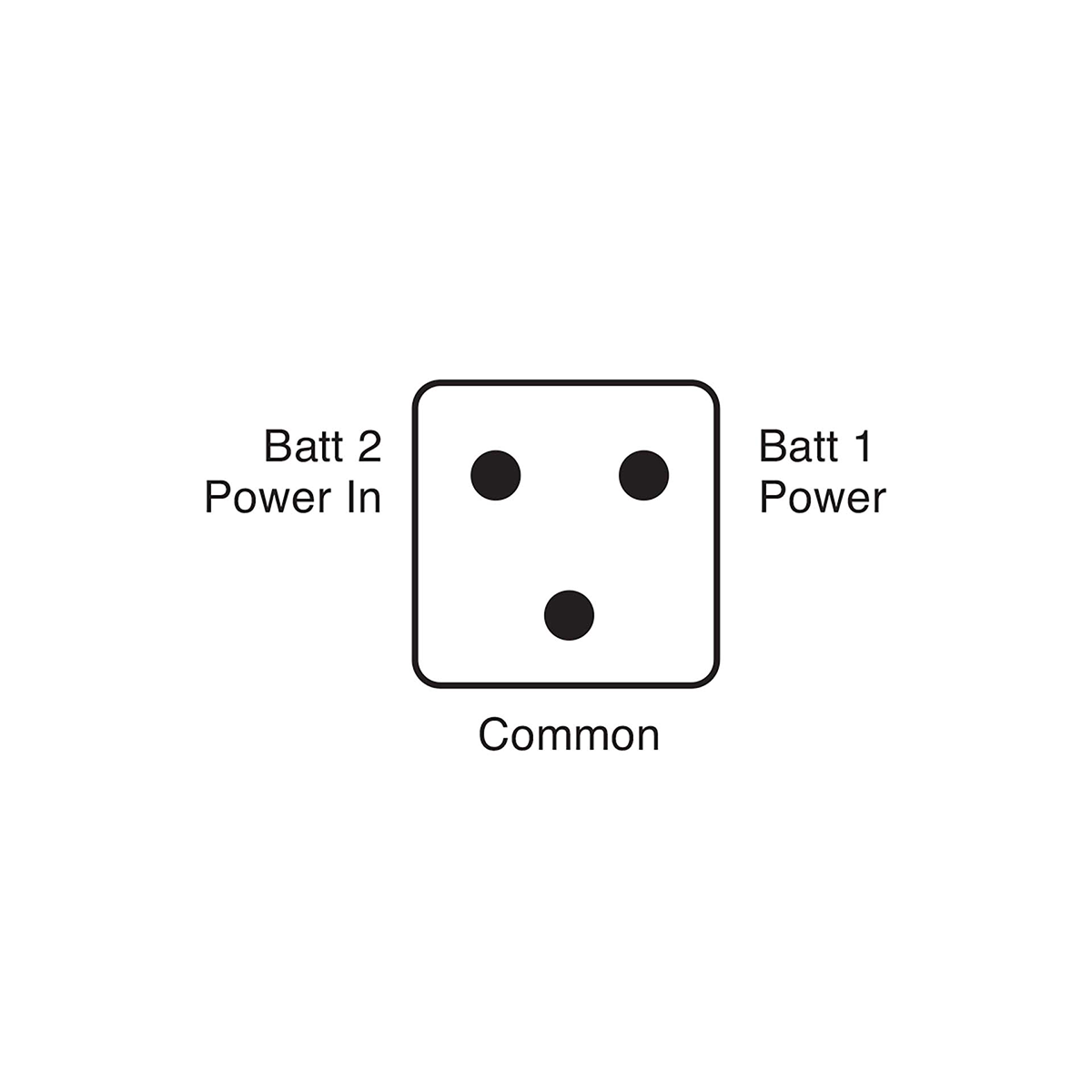 4 POSITION ROTARY BATTERY MASTER SWITCH